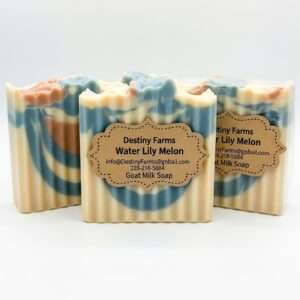 Water Lilly Melon Goat Milk Soap