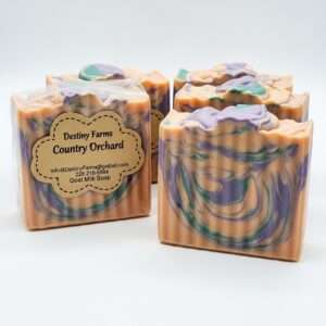 Country Orchid goat milk soap by Destiny Farms Made From Scratch