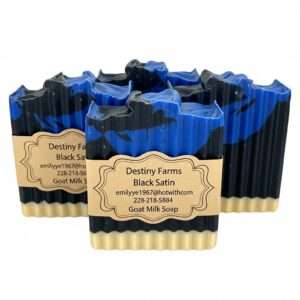 Black Satin Goat Milk Soap