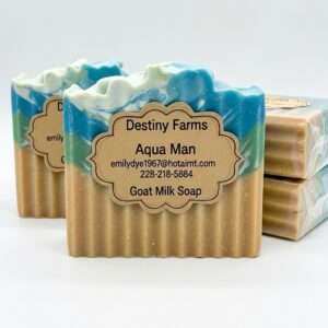 Aqua Man Goat Milk Soap