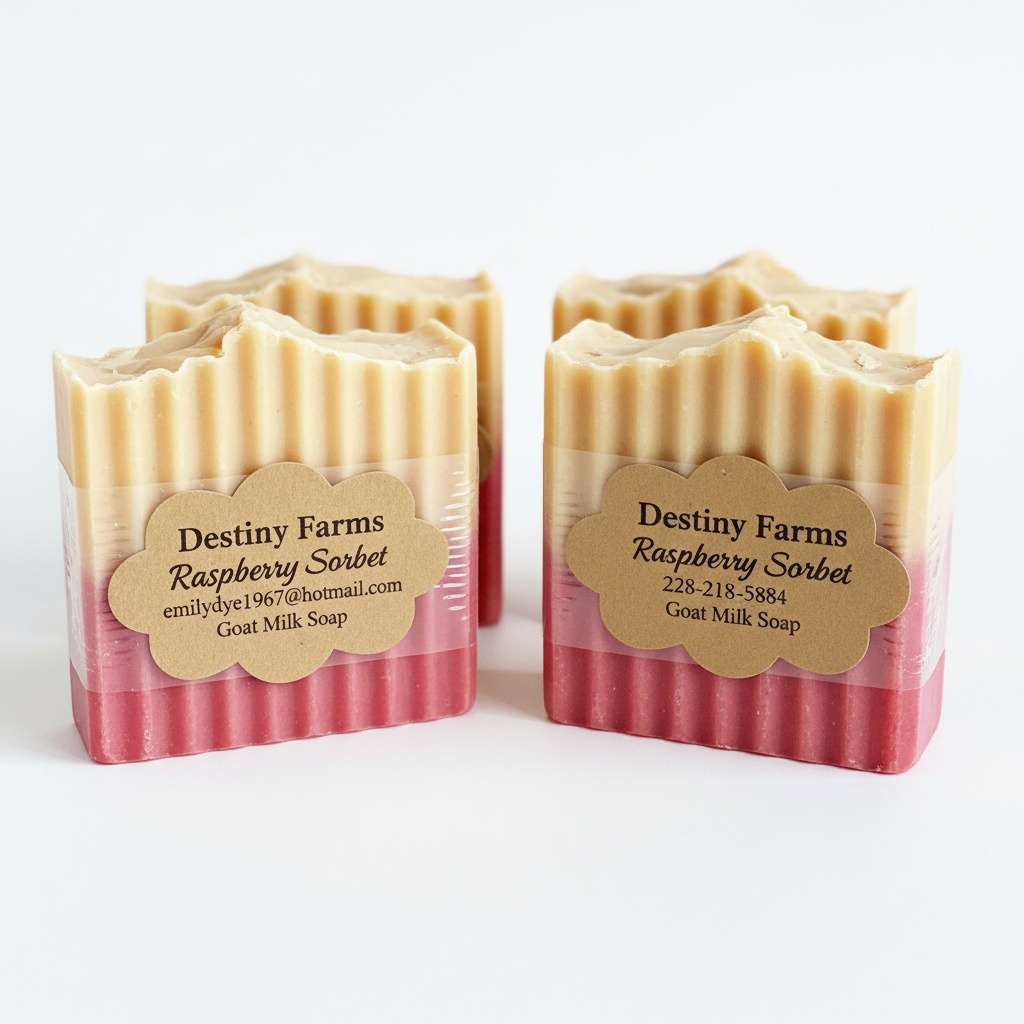 Raspberry Sorbet Goat Milk Soap
