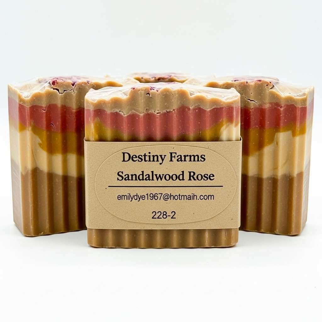 Sandalwood Rose Goat Milk Soap