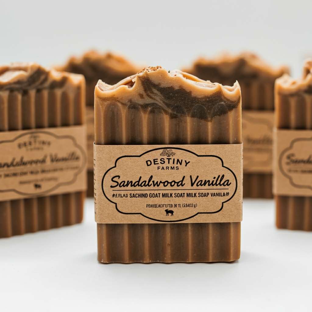 Sandalwood Vanilla Goat Milk Soap