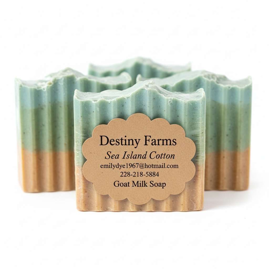 Sea Island Cotton Goat Milk Soap