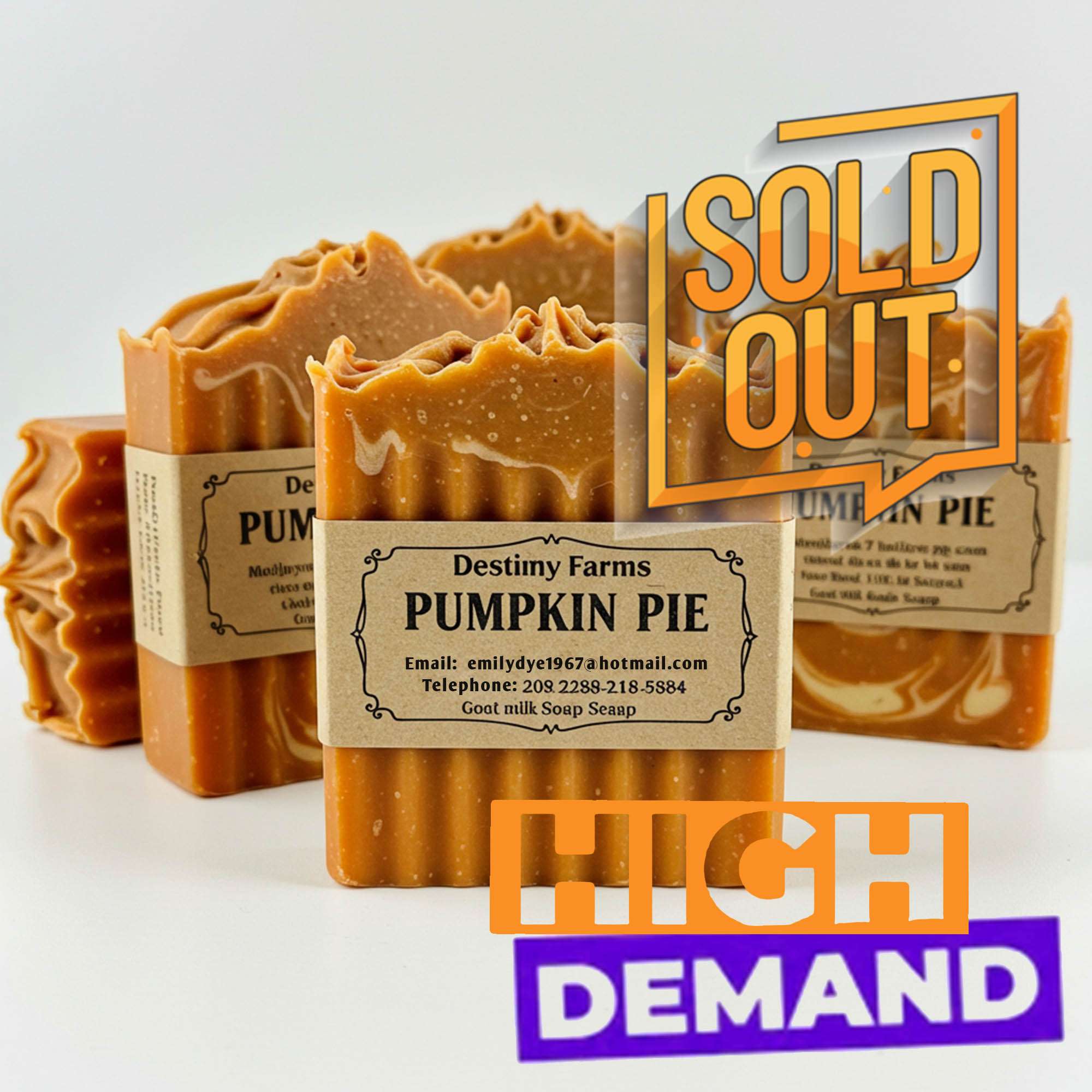 Pumpkin Spice goat milk soap